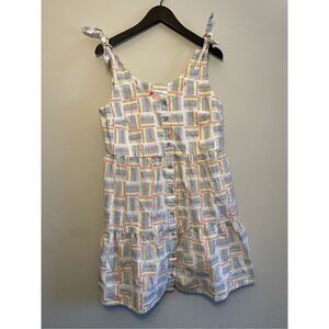 BOHO rainbow colored dress size medium